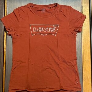 Levi’s Burnt Orange Graphic Tee - Size Small